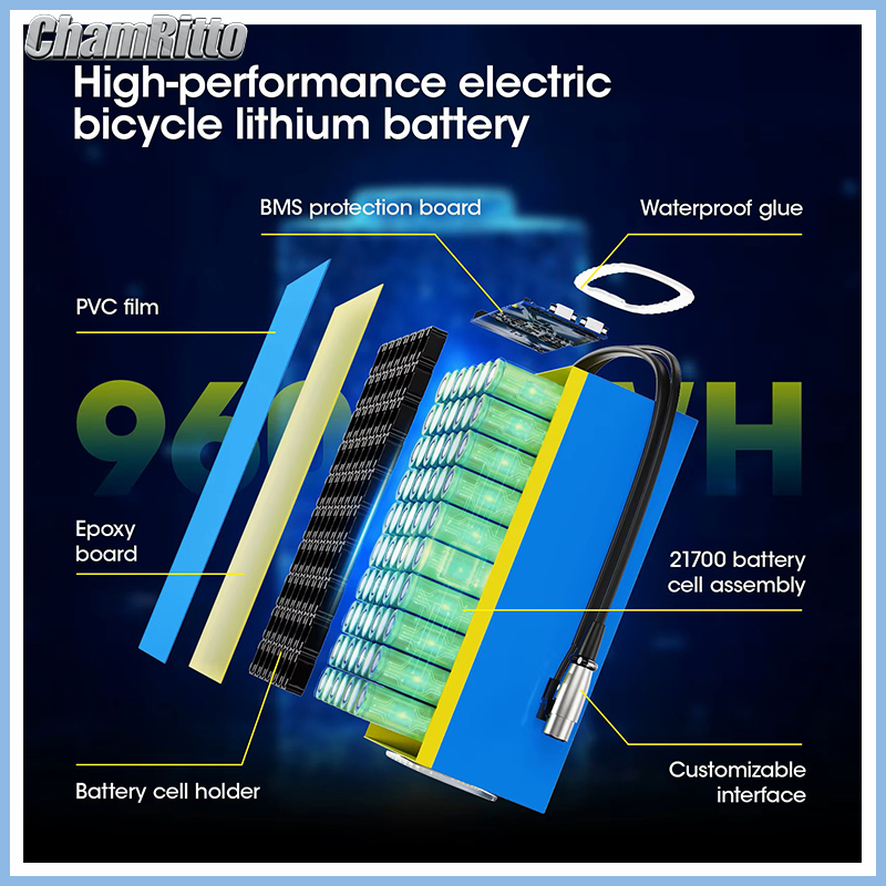 48V 52V Electric Bicycle chamr - 60V 30Ah 21700 Battery Pack recension och pris