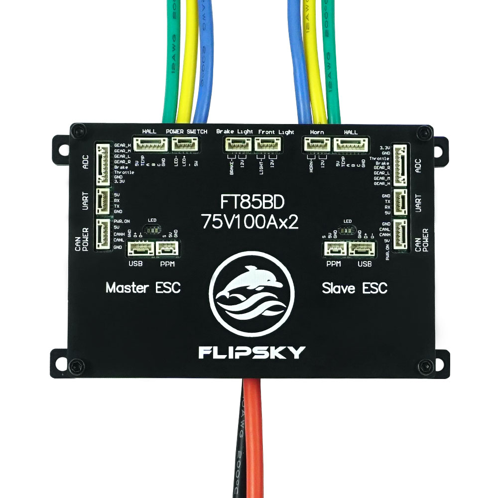 Flipsky FT85BD100A Dual ESC 85 - 72V 45A Dual Controller recension och pris
