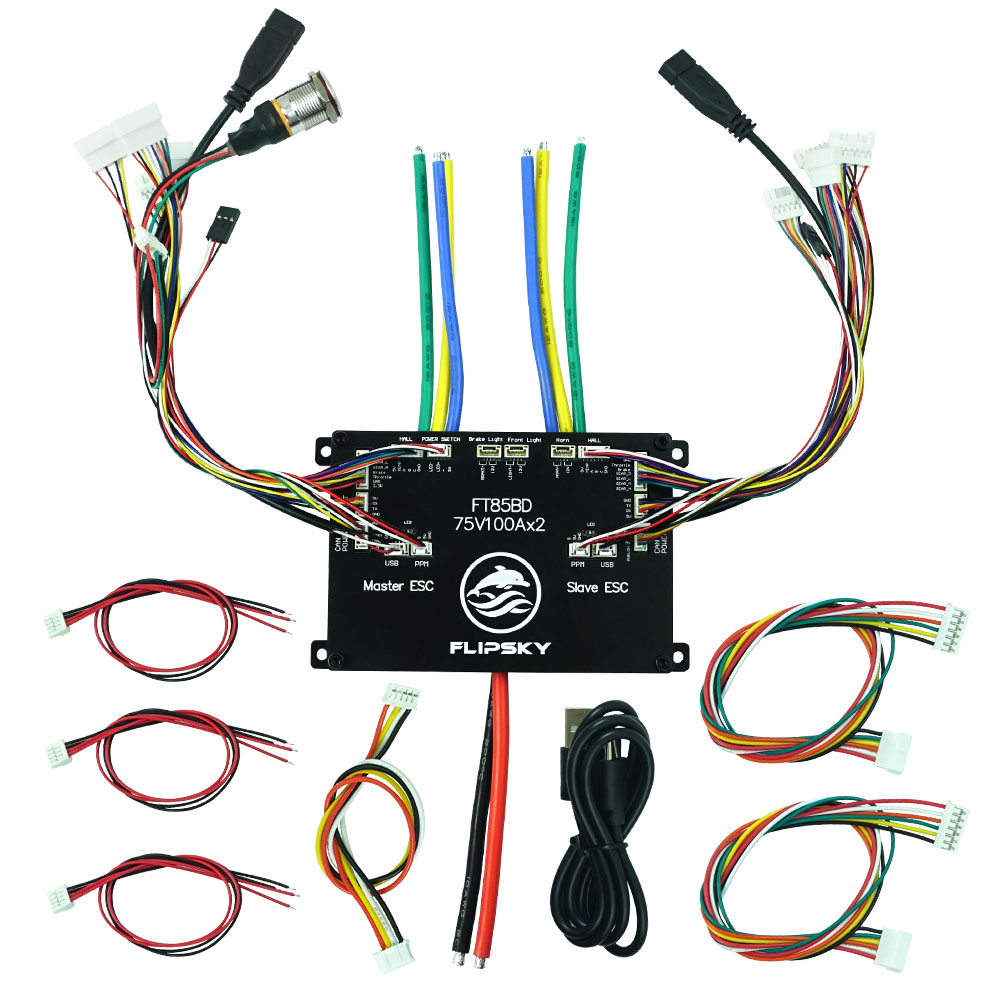 Flipsky FT85BD100A Dual ESC 85 - 72V 45A Dual Controller recension och pris